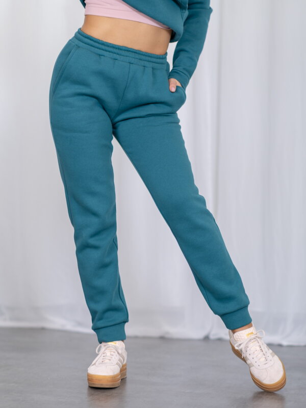 Női melegítő nadrág azúrkék színben VSB BASIC