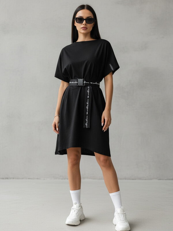 Kényelmes női tunika VSB CLAUDIE fekete